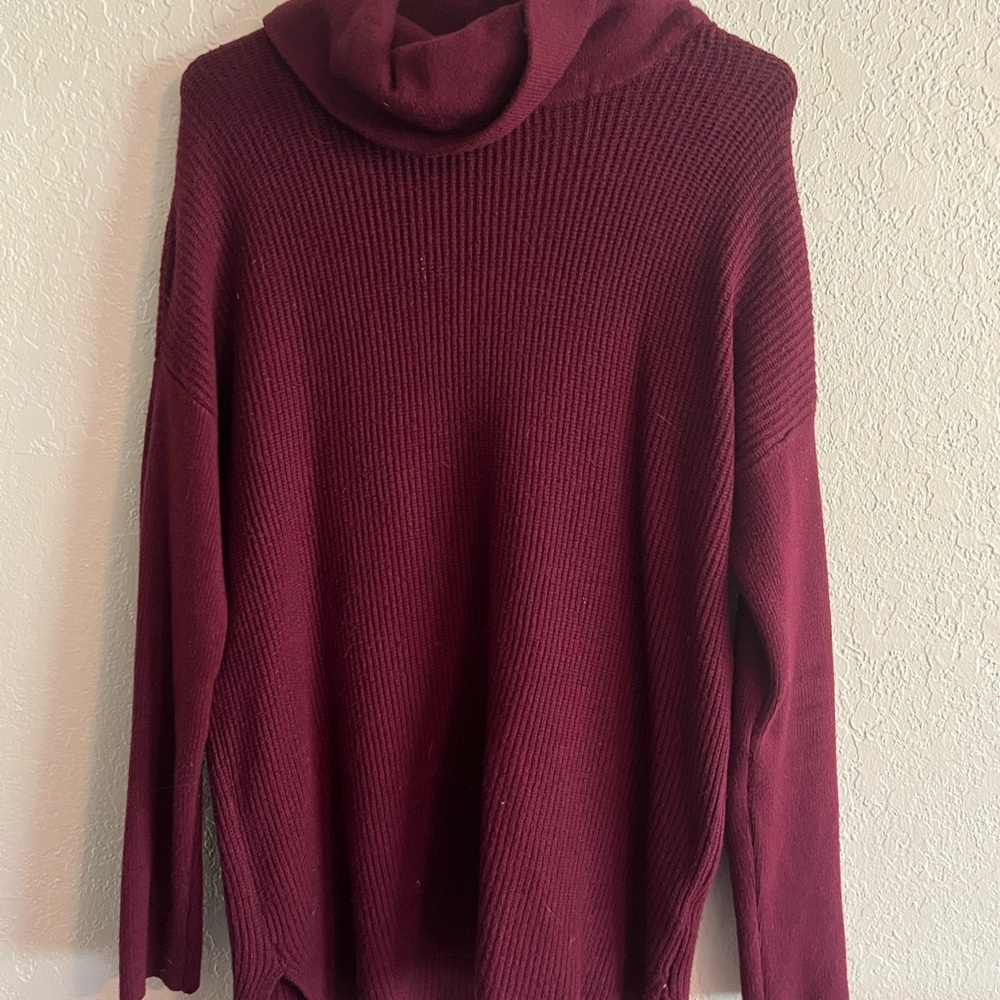 Cyrus Burgundy Women's Sweater